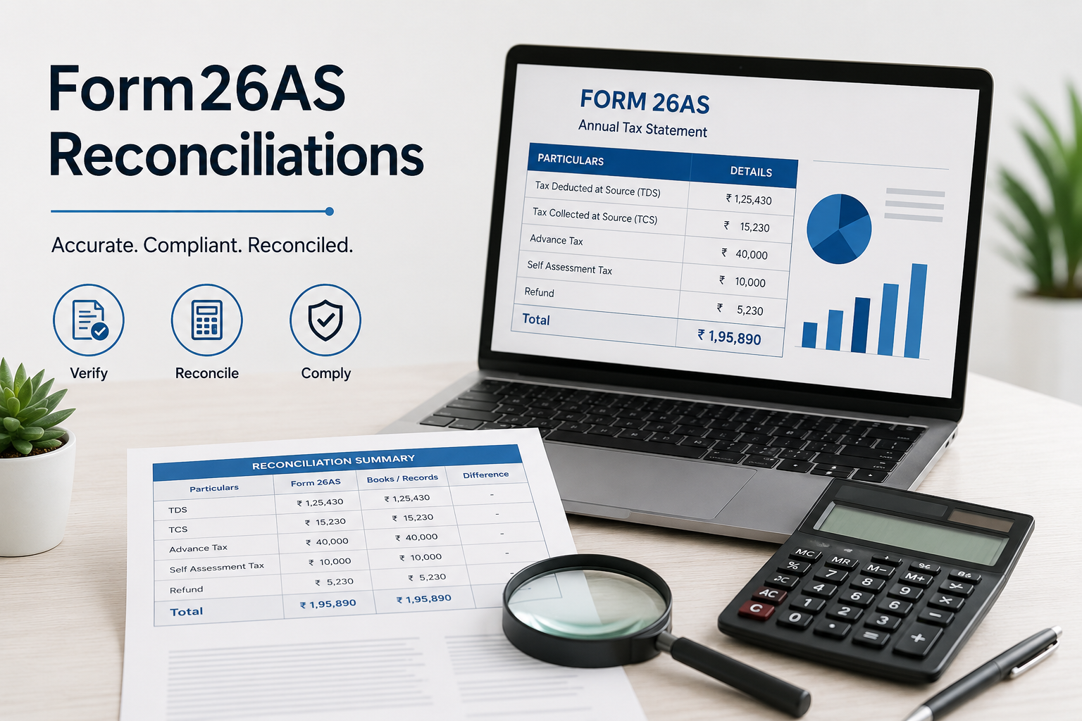 Form26as Reconciliations